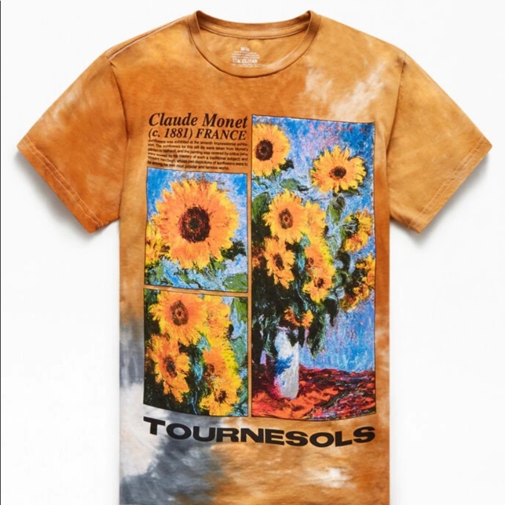 Claude Monet Tie-Dye Shirt (Large)